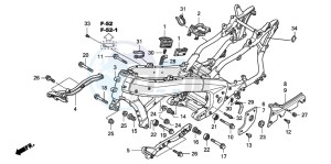 GL1800 drawing FRAME BODY