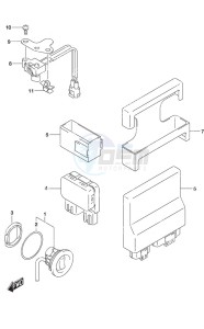 DF 115A drawing PTT Switch/Engine Control Unit