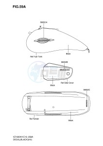 VZ1600 (E19) drawing DECAL(BLACK)(K4)