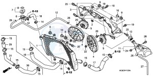 VFR1200FDB drawing RADIATOR