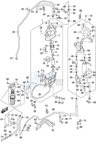 DF 350A drawing Fuel Pump/Fuel Vapor Separator