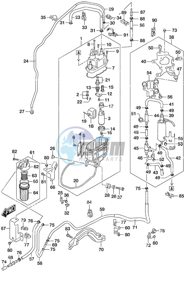 Fuel Pump/Fuel Vapor Separator