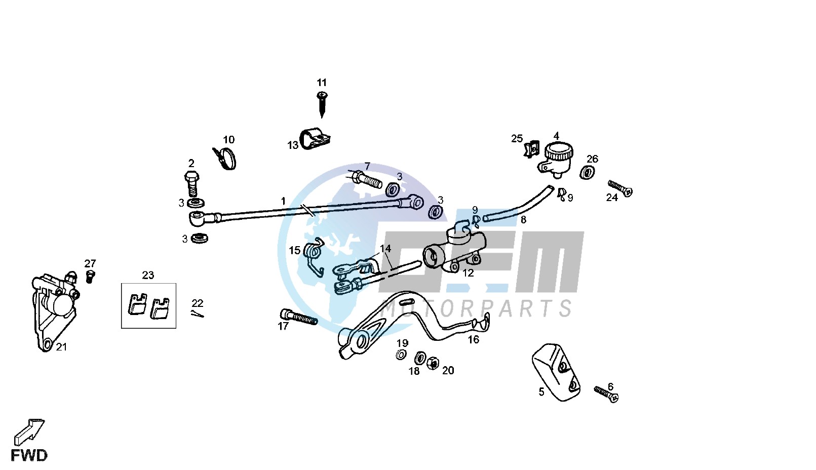 REAR BRAKING SYSTEM