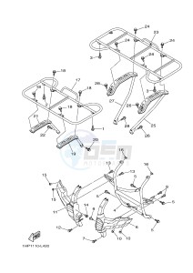 YFM700FWA YFM7FGD GRIZZLY 700 (1ND7) drawing GUARD