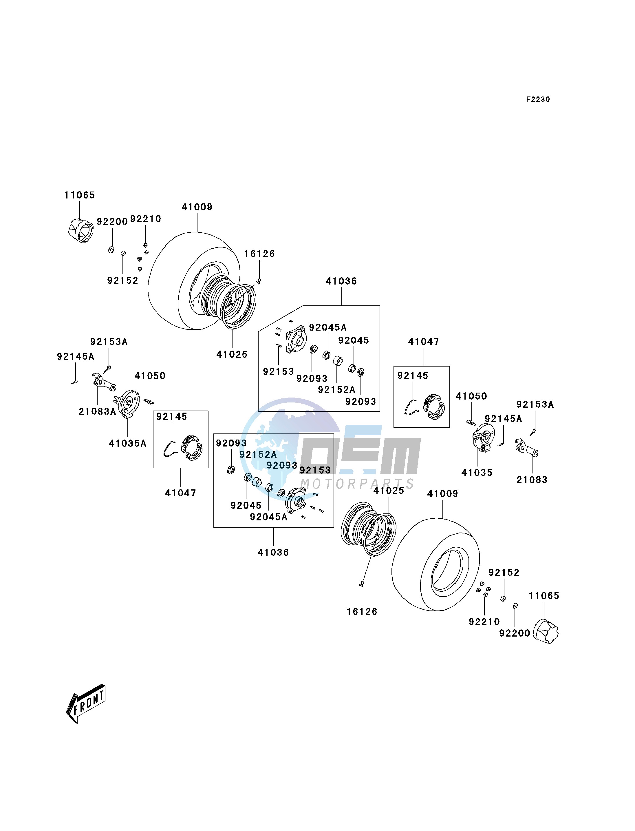 FRONT HUB