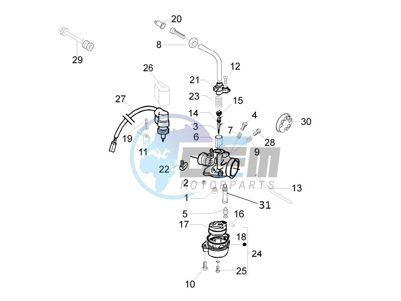 Carburetors components