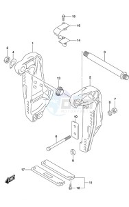 DF 250 drawing Clamp Bracket (DF 250S)