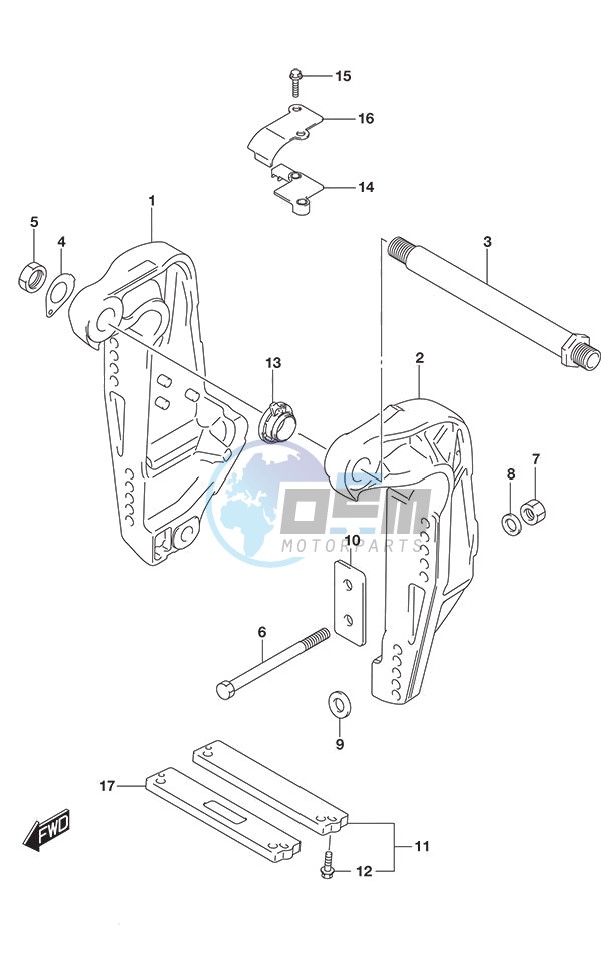 Clamp Bracket (DF 250S)