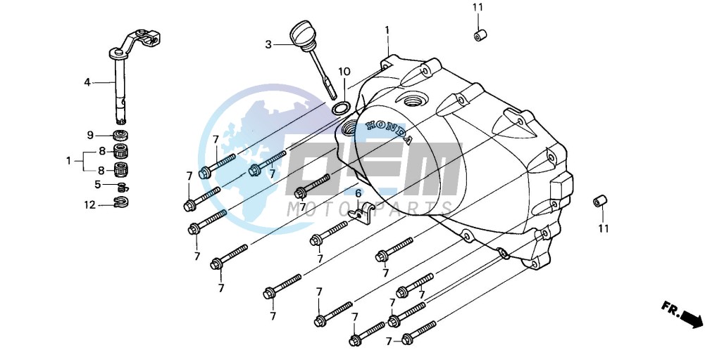 RIGHT CRANKCASE COVER