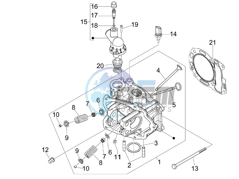 Head unit - Valve