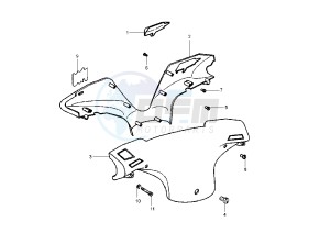 Zip 50 4T drawing Handlebar covers