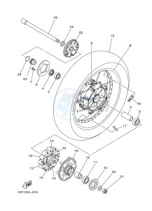 XT1200Z (2BS1 2BS2) drawing REAR WHEEL