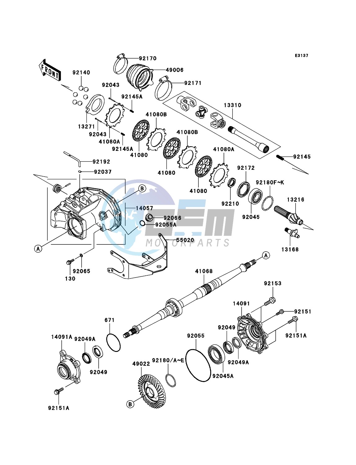 Drive Shaft-Rear