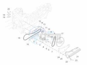 GTV 300HPE SEI GIORNI IE E4 ABS (EMEA) drawing Oil pump