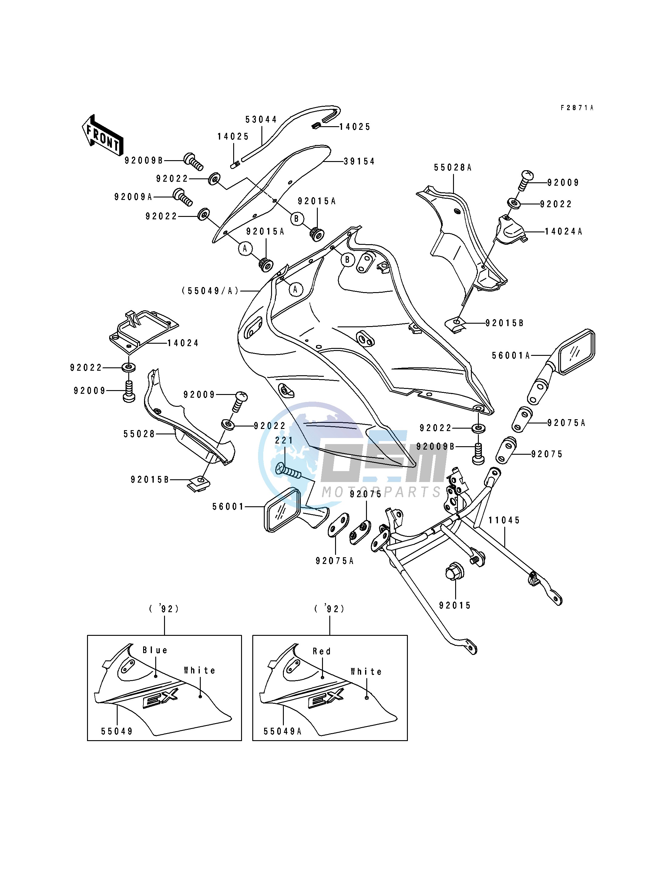 COWLING -- EX500-A6- -