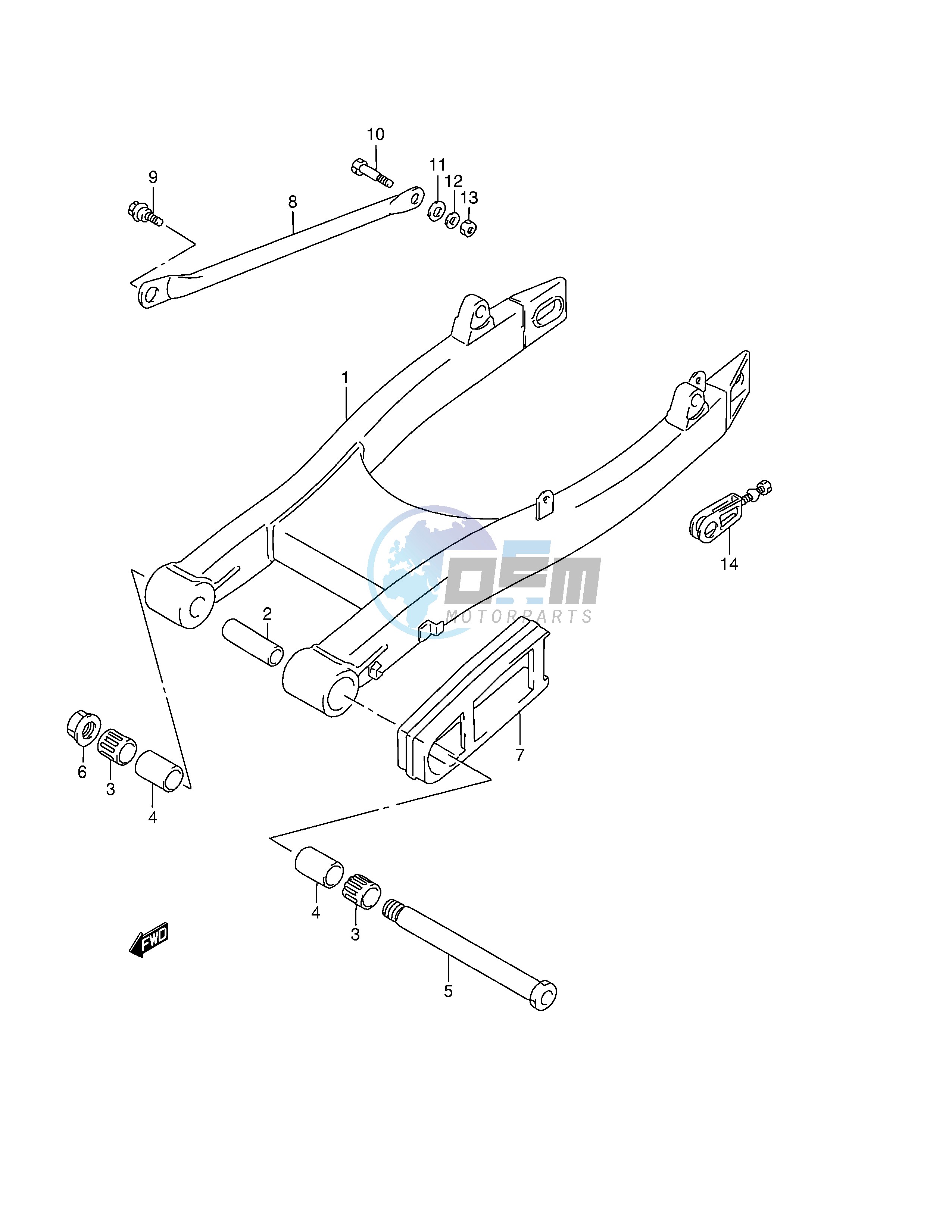 REAR SWINGING ARM