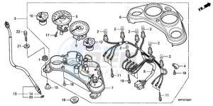 CBR125RWA Australia - (U / WH) drawing METER (CBR125RW7/RW9/RWA)