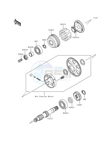 ZL 600 B [ELIMINATOR 600] (B2-B3) [ELIMINATOR 600] drawing SECONDARY SHAFT