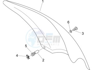 Beverly 125 drawing Windshield