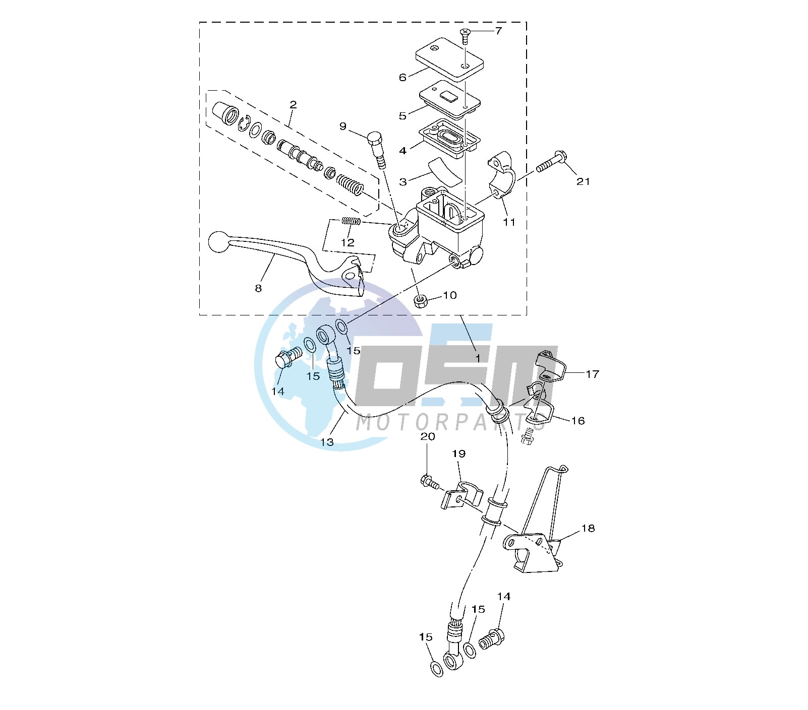 FRONT MASTER CYLINDER