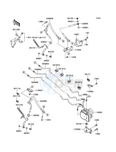 VN1700_CLASSIC_TOURER_ABS VN1700DBF GB XX (EU ME A(FRICA) drawing Brake Piping