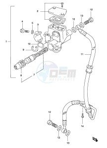 AY50 (P19) katana drawing FRONT MASTER CYLINDER (AJP)