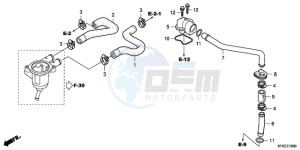 VTR2509 U drawing WATER PIPE