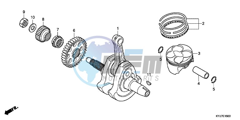 CRANKSHAFT/PISTON