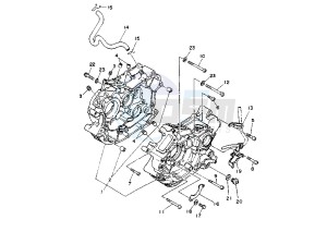 XV VIRAGO 250 drawing CRANKCASE