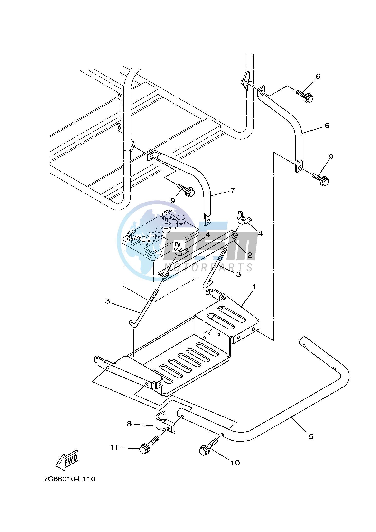 BATTERY TRAY