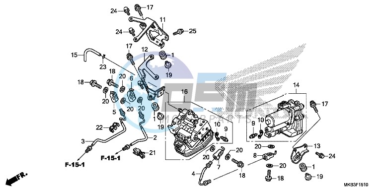 REAR POWER UNIT/ REAR VALVE UNIT