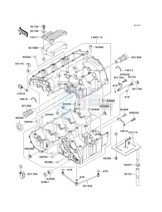 ZX 900 C [NINJA ZX-9R] (C1-C2) [NINJA ZX-9R] drawing CRANKCASE