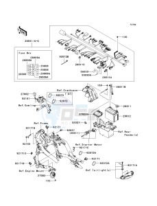 KLE 650 A [VERSYS] (9F-9F) A7F drawing CHASSIS ELECTRICAL EQUIPMENT