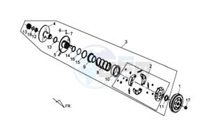 JET 4 50cc drawing CLUTCH