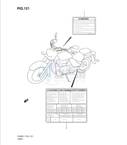 VL800 drawing LABEL (VL800L1 E19)