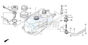 SH50 SH FIFTY drawing FUEL TANK