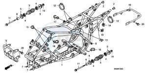 TRX250XC drawing FRAME BODY