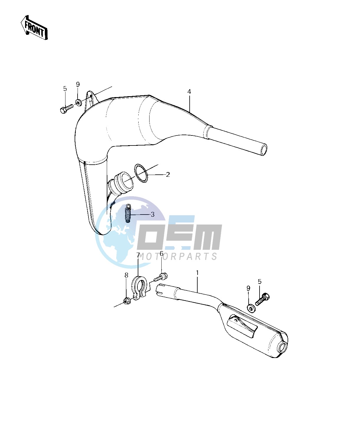 MUFFLER -- 81 KX80-C1- -