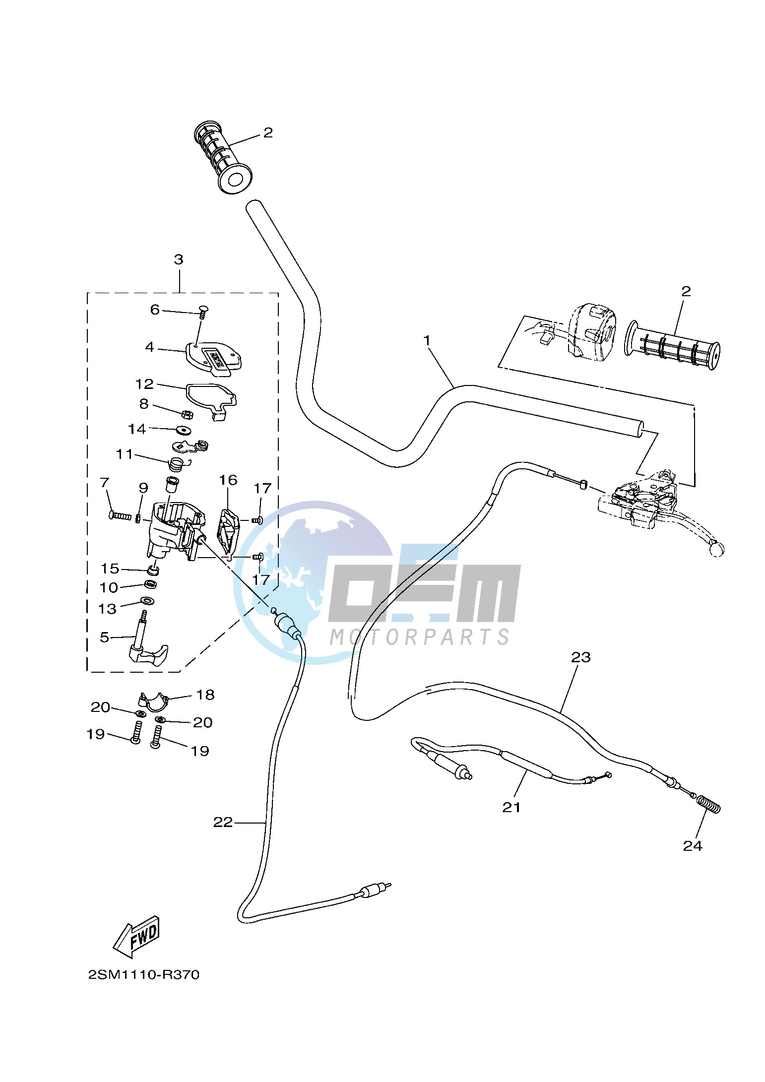 STEERING HANDLE & CABLE