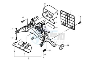 Fly 4T 50 drawing Rear fender