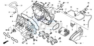 CBF1000 drawing AIR CLEANER