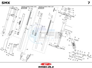 SMX-50-BLACK drawing SUSPENSION