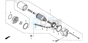 VF750CD drawing STARTING MOTOR