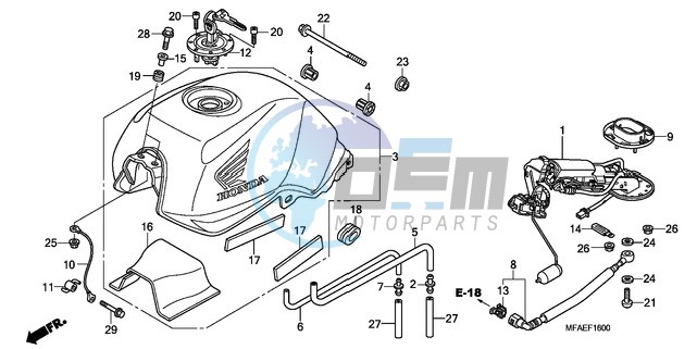 FUEL TANK/FUEL PUMP