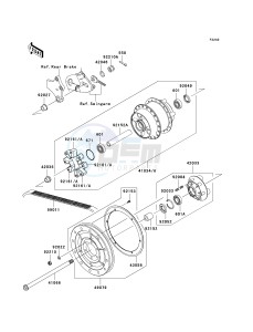 VN 900 D[VULCAN 900 CLASSIC LT] (6F-9F) D8F drawing REAR WHEEL_CHAIN