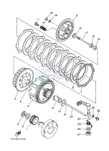 DT125 (3TTN) drawing CLUTCH