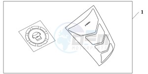 CB900F HORNET 900 drawing TANKPAD / FUEL LID COVER