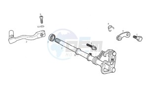 RCR 50 (CH, SC) drawing Selector shaft