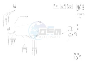 RSV4 1000 RR (APAC) (AUS, CP, NZ) drawing Rear electrical system