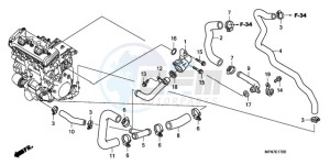 CB1000RA9 Europe Direct - (ED / ABS) drawing WATER PIPE